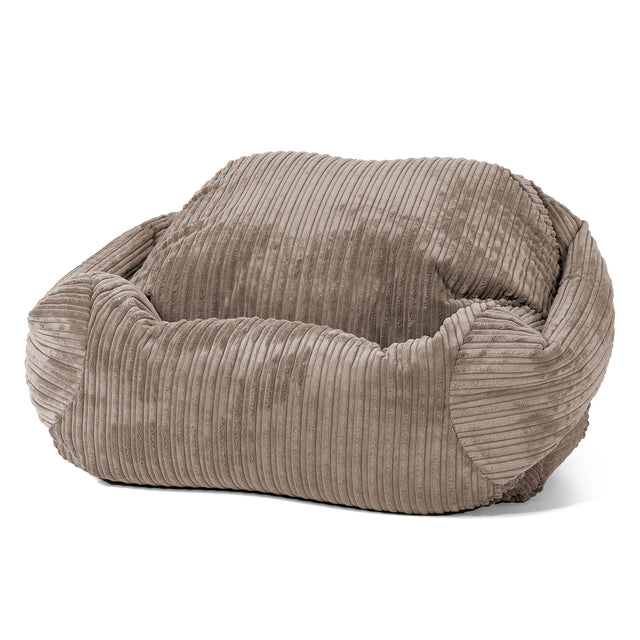 Sabine Sitzsack Sessel - Cord Beigegrau 01