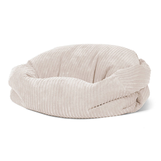 Sabine Sitzsack Sofa - Cord Elfenbein 01