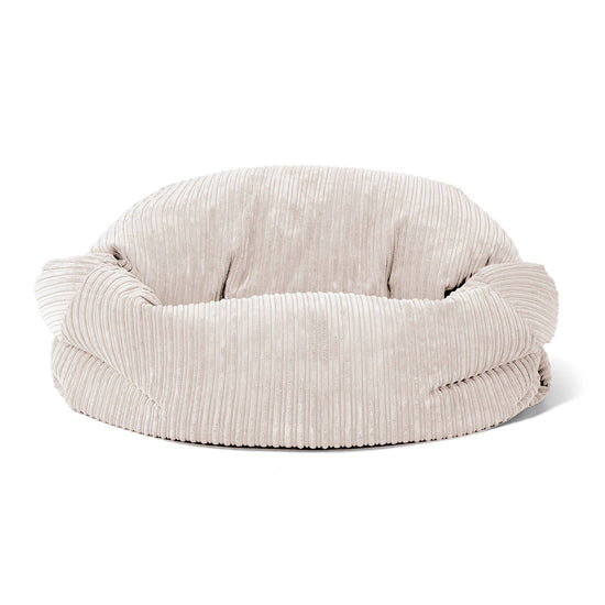 Sabine Sitzsack Sofa - Cord Elfenbein 02