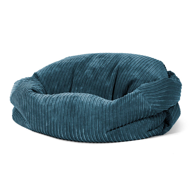 Sabine Sitzsack Sofa - Cord Marineblau 01