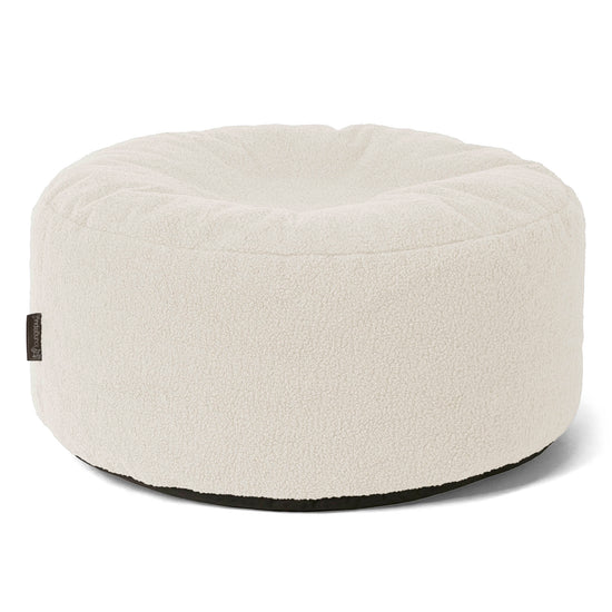 Sitzhocker Pouf - Bouclé Elfenbein 01