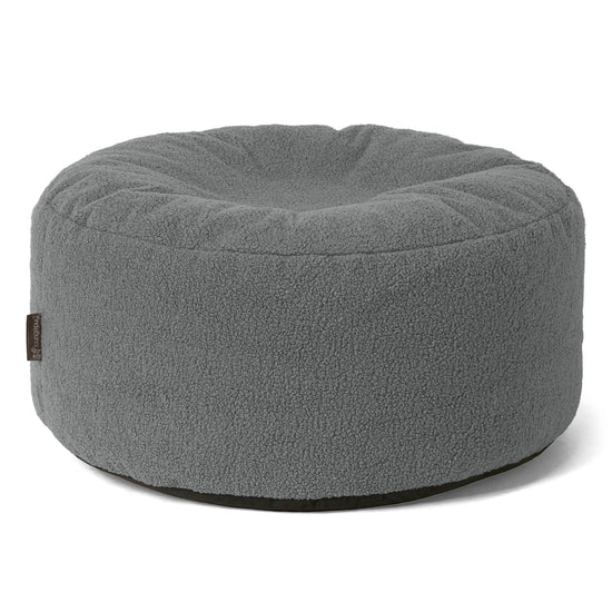 Sitzhocker Pouf - Bouclé Grau 01