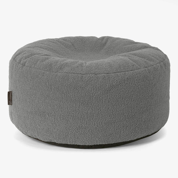 Sitzhocker Pouf - Bouclé Grau 01