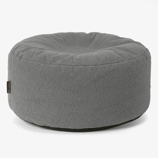 Sitzhocker Pouf - Bouclé Grau 01