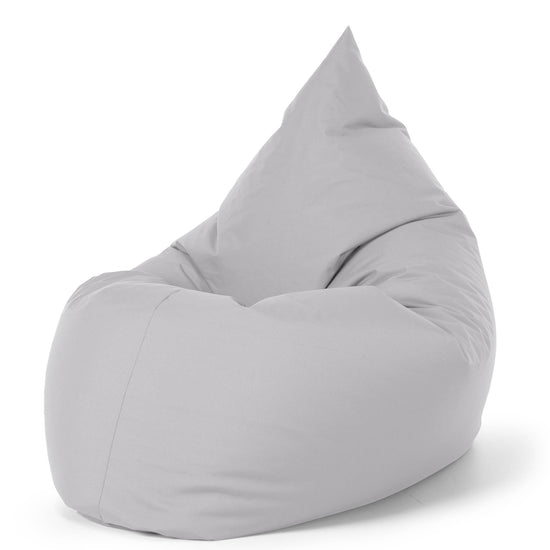 Sitzsack XXL - Pflegeleicht für Draußen Silber 02