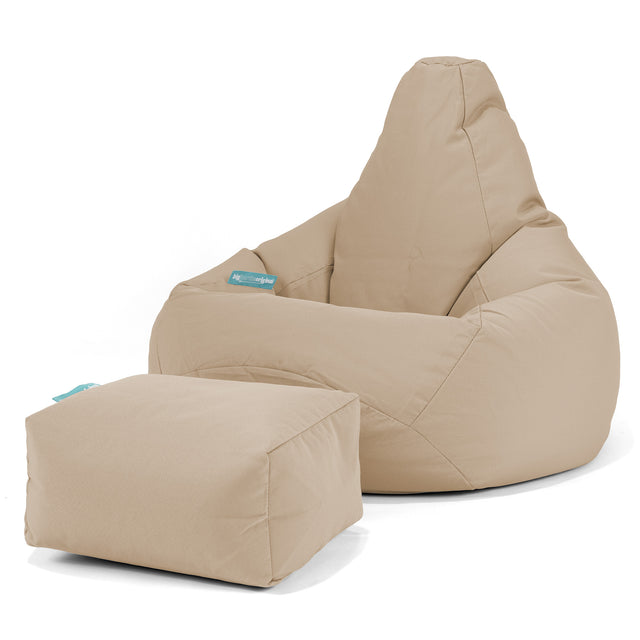 SoleiStorm™ Ultra 2000 h+ Gaming Sitzsack Sessel Outdoor - Olefin Beige 01