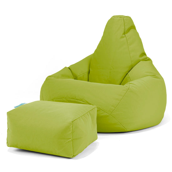 SoleiStorm™ Ultra 2000 h+ Gaming Sitzsack Sessel Outdoor - Olefin Hellgrün 01