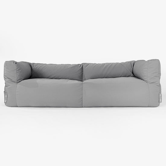 Big Bertha Original, SoleiStorm™ Ultra 2000 h+ Sitzsacksofa, Schlafsofa, Olefin Mittelgrau