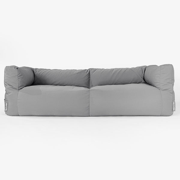 Big Bertha Original, SoleiStorm™ Ultra 2000 h+ Sitzsacksofa, Schlafsofa, Olefin Mittelgrau
