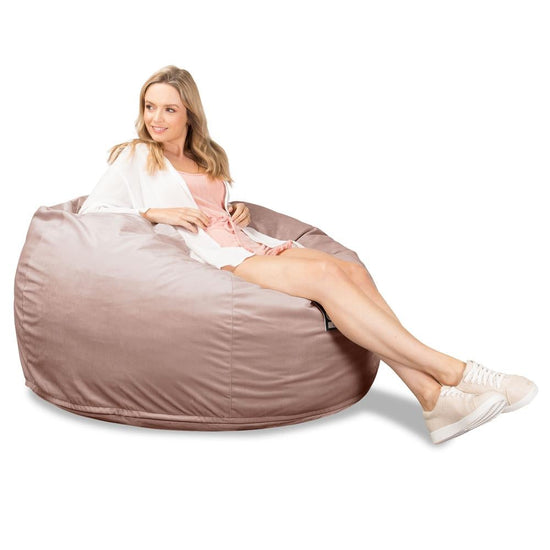 Lounge Pug, CloudSac 510 XL, XL Memory-Schaum Sitzsack, Samt Pink