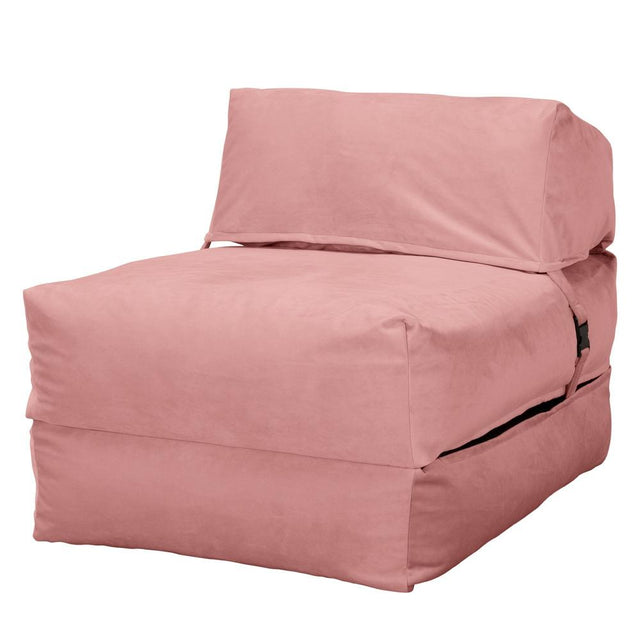 Lounge Pug, Avery, Futon Sofabett, Einzelne, Samt Pink