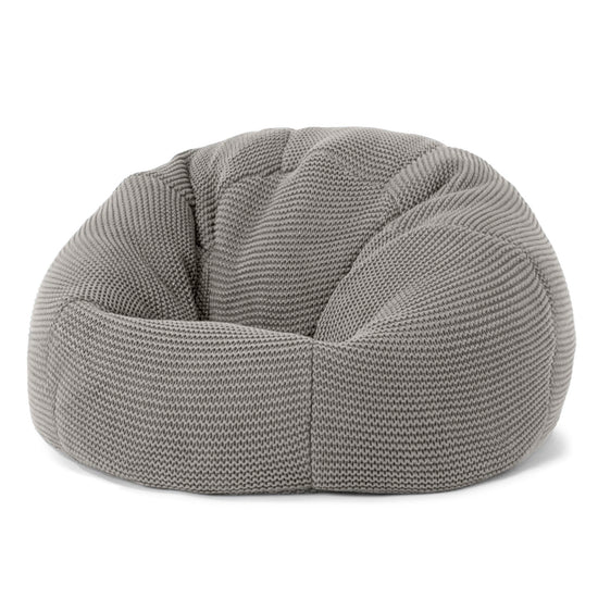 Klassicher Kindersessel Sitzsack 1-5 jahren - 100% Baumwoll Ellos Grau 01