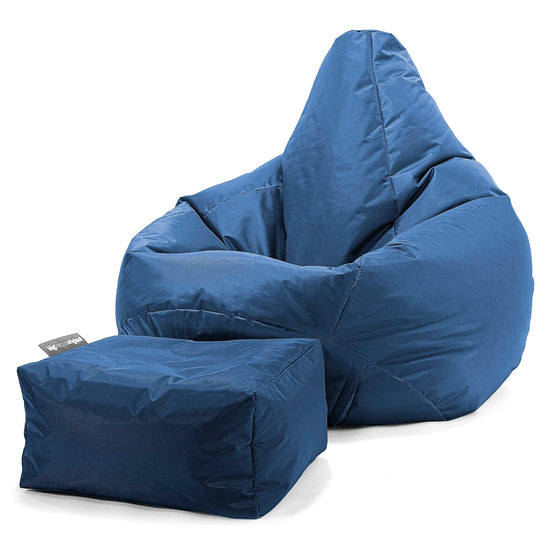 Gaming Sitzsack Sessel Outdoor - SmartCanvas™ Marineblau 02