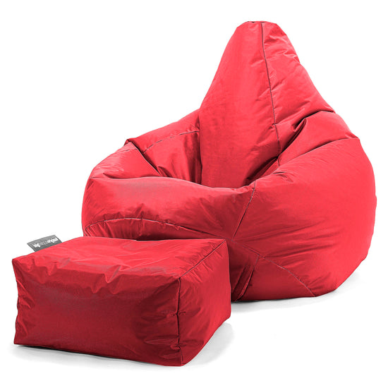 Gaming Sitzsack Sessel Outdoor - SmartCanvas™ Rot 02