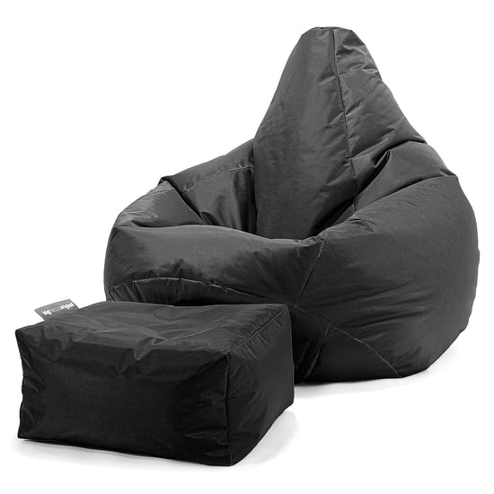 Gaming Sitzsack Sessel Outdoor - SmartCanvas™ Schwarz 02