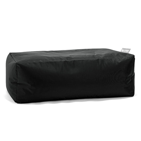 SmartCanvas™ Groß Fußhocker Pouf - Schwarz 01