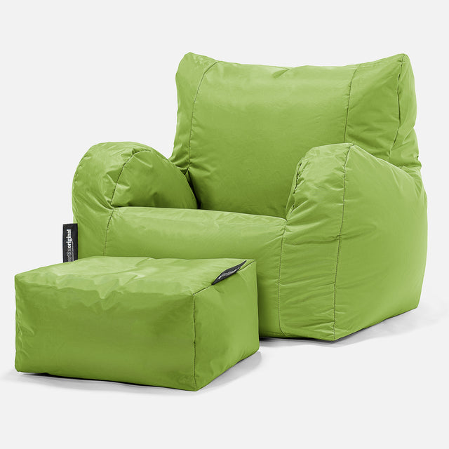 Lehnstuhl Sitzsack Outdoor - SmartCanvas™ Hellgrün 02
