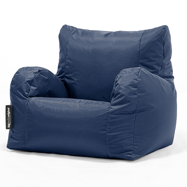 Lehnstuhl Sitzsack Outdoor - SmartCanvas™ Marineblau 01