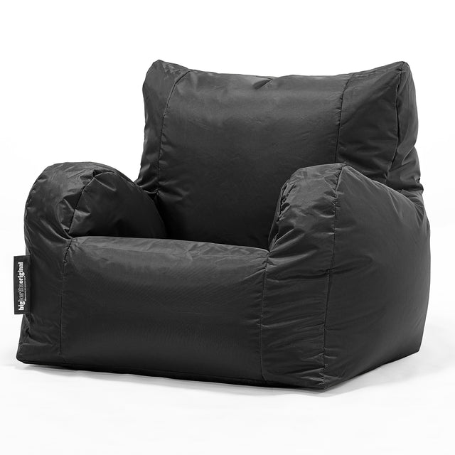 SmartCanvas™ Lehnstuhl Sitzsack Outdoor - Schwarz 01