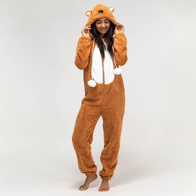 Damen Fuchs Fleece-Onesie 01