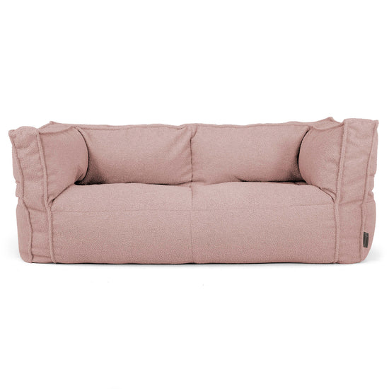 2-Sitzer Albert Sitzsacksofa - Bouclé Pink_01