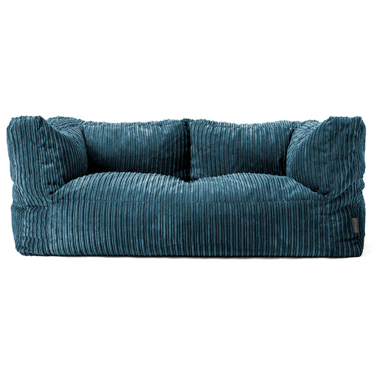 2-Sitzer Albert Sitzsacksofa - Cord Marineblau 01