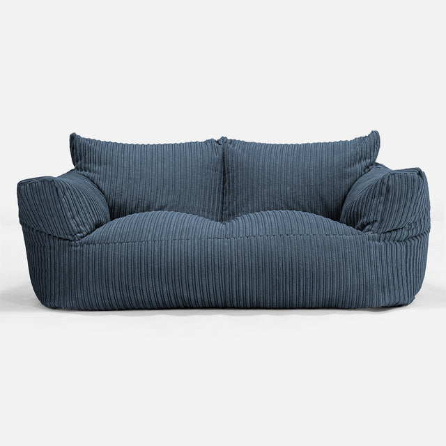 Josephine Sitzsack Sofa - Cord Marineblau 01