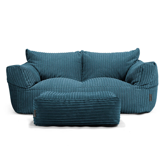 Josephine Sitzsack Sofa - Cord Marineblau 02