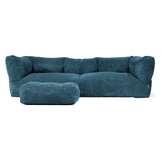 3-Sitzer Albert Sitzsacksofa - Cord Marineblau 02