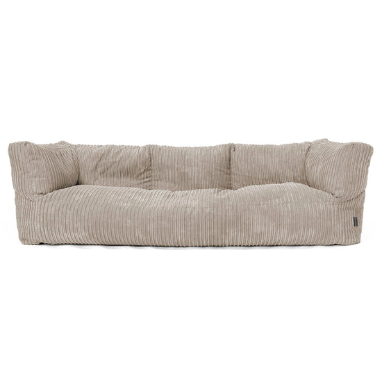 3-Sitzer Albert Sitzsacksofa - Cord Nerzfarben 01