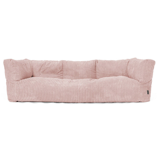 3-Sitzer Albert Sitzsacksofa - Cord Rosa 01