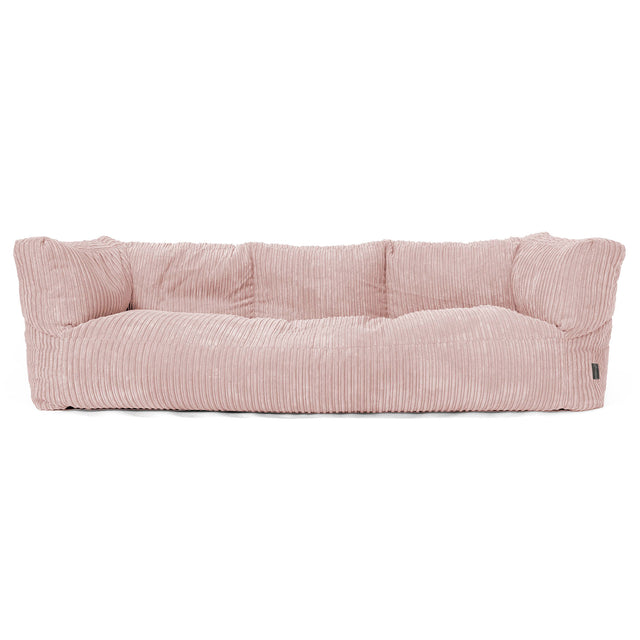 3-Sitzer Albert Sitzsacksofa - Cord Rosa 01