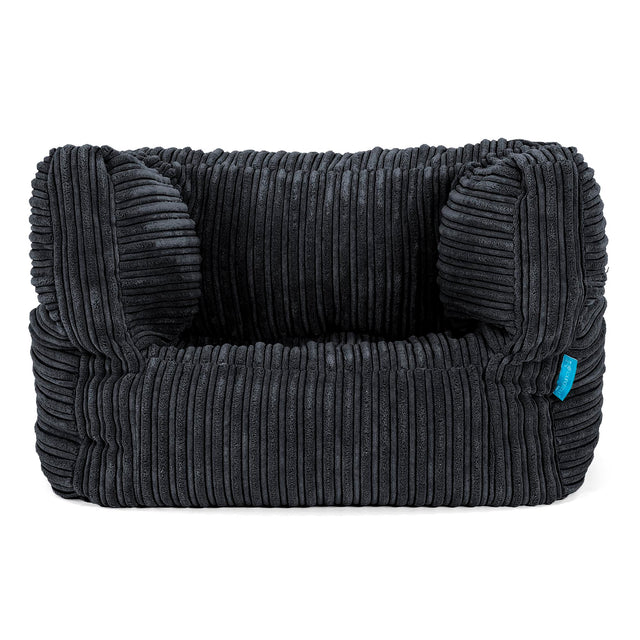 Albert Kinder Sitzsack Sessel 1-5 Jahre - Cord Schwarz_01