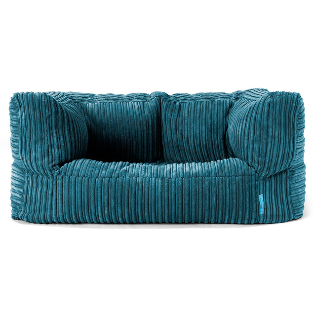 Kindersofa Albert 2-6 jahren - Cord Blaugrün_01