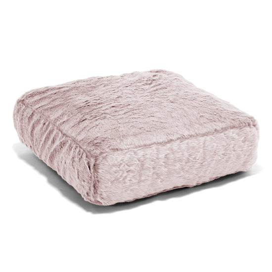 Bodenkissen - Kaninchen Kunstfell Pastellrosa 01