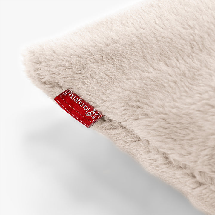 Bodenkissen - Teddy Kunstfell Nerzfarben 03