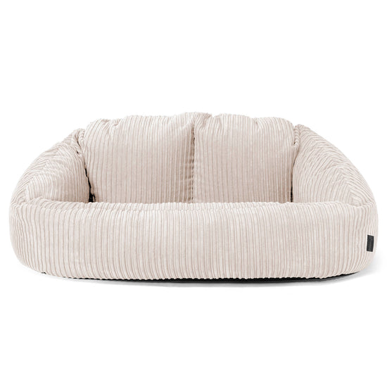 Bubble Sitzsack Sofa - Cord Elfenbein 01