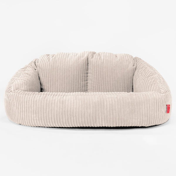 Bubble Sitzsack Sofa - Cord Creme 01