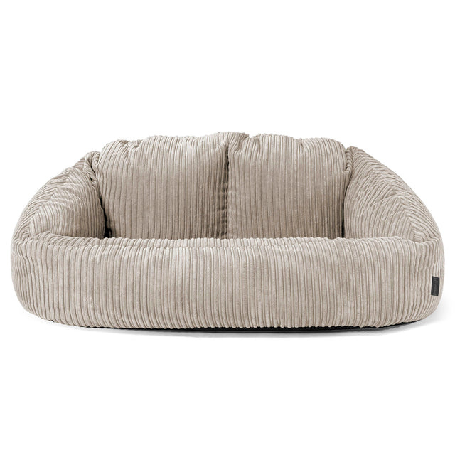 Bubble Sitzsack Sofa - Cord Nerzfarben 01