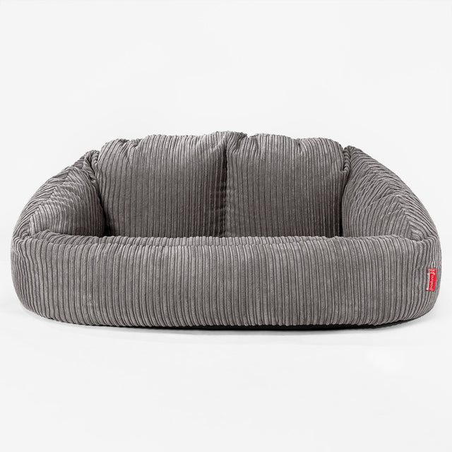 Bubble Sitzsack Sofa - Cord Graphitgrau 01