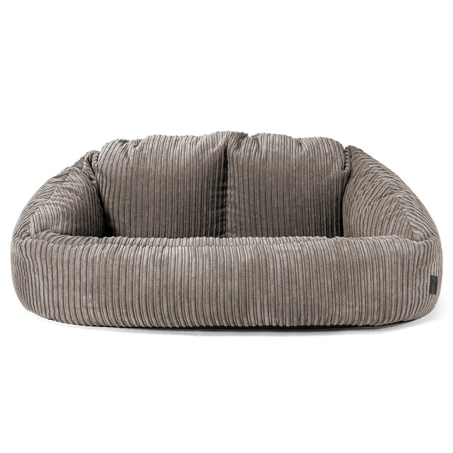 Bubble Sitzsack Sofa - Cord Graphitgrau 01