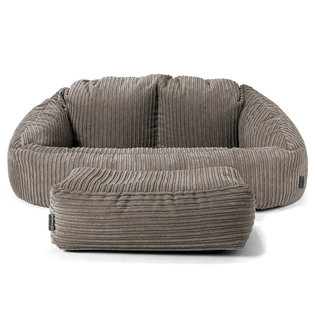 Bubble Sitzsack Sofa - Cord Graphitgrau 02