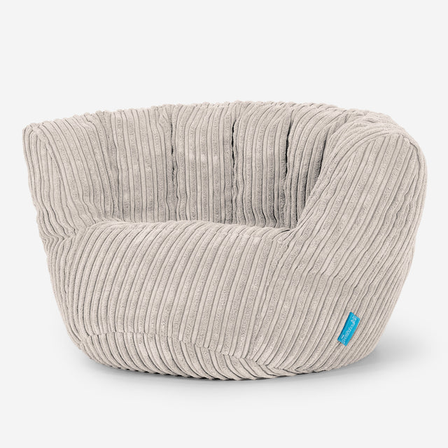 Charles Vintish Kinder Sitzsack 2-6 Jahre - Cord Elfenbein 02