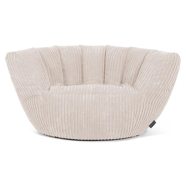 Charles Vintish Sitzsack - Cord Elfenbein 01
