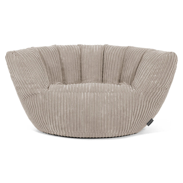 Charles Vintish Sitzsack - Cord Nerzfarben 01