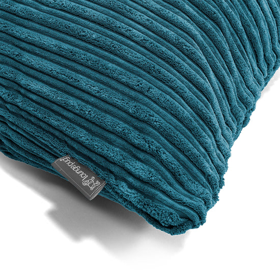 Riesen Kissen 40 x 80cm - Cord Blaugrün 02