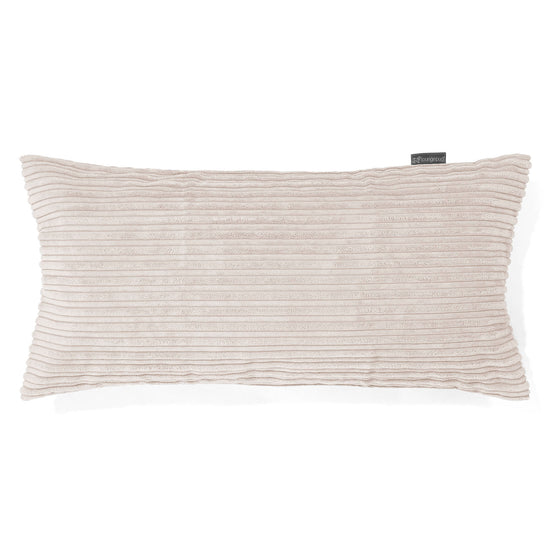 Riesen Kissen 40 x 80cm - Cord Creme 01