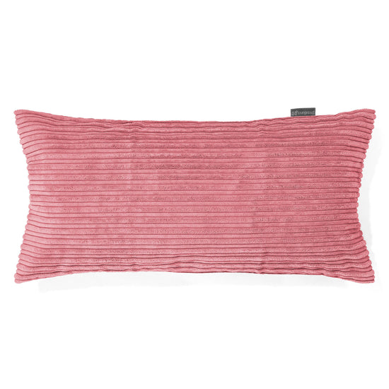 Riesen Kissen 40 x 80cm - Cord Koralle 01