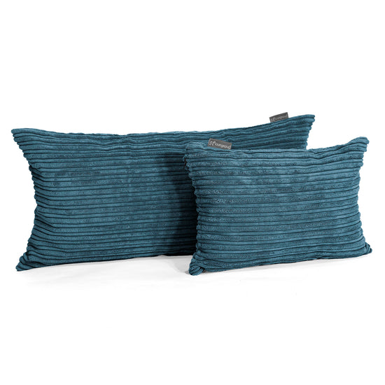 Riesen Kissen 40 x 80cm - Cord Marineblau 03