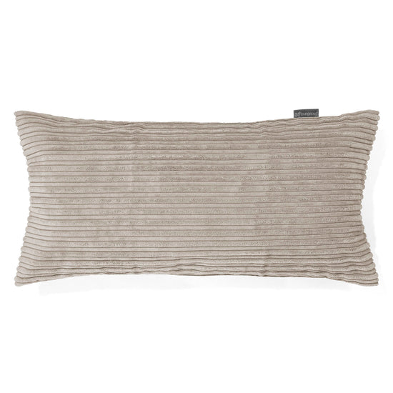 Riesen Kissen 40 x 80cm - Cord Nerzfarben 01